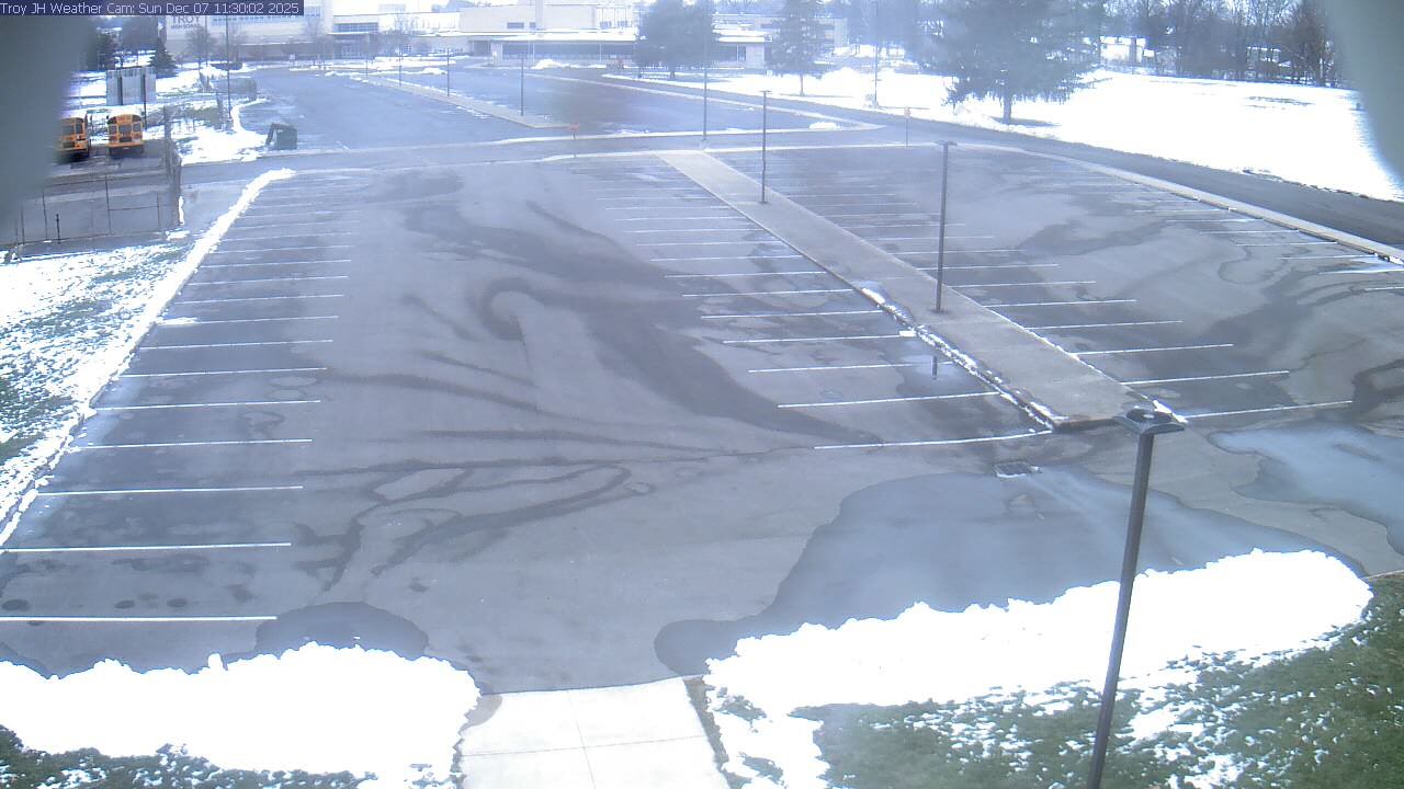 Thumbnail for current weather camera view from Troy JHS in Troy, Ohio