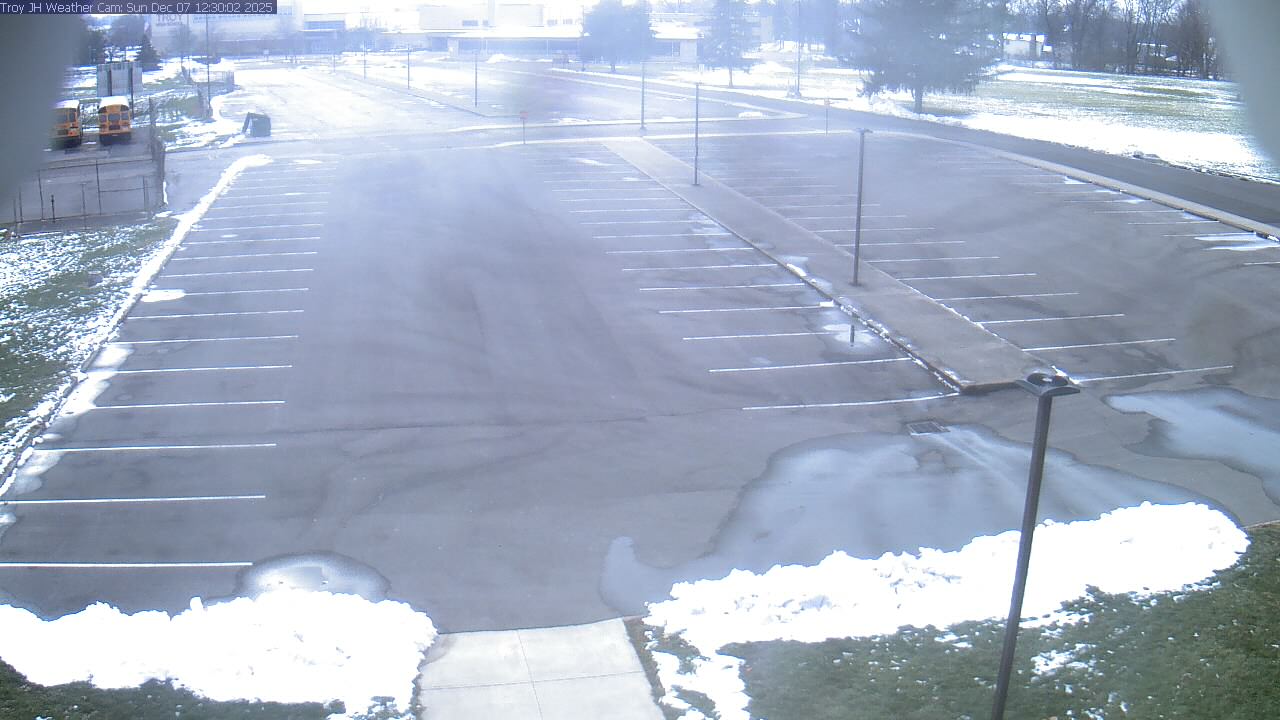 Thumbnail for current weather camera view from Troy JHS in Troy, Ohio