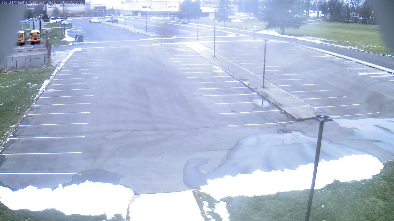 Thumbnail for current weather camera view from Troy JHS in Troy, Ohio