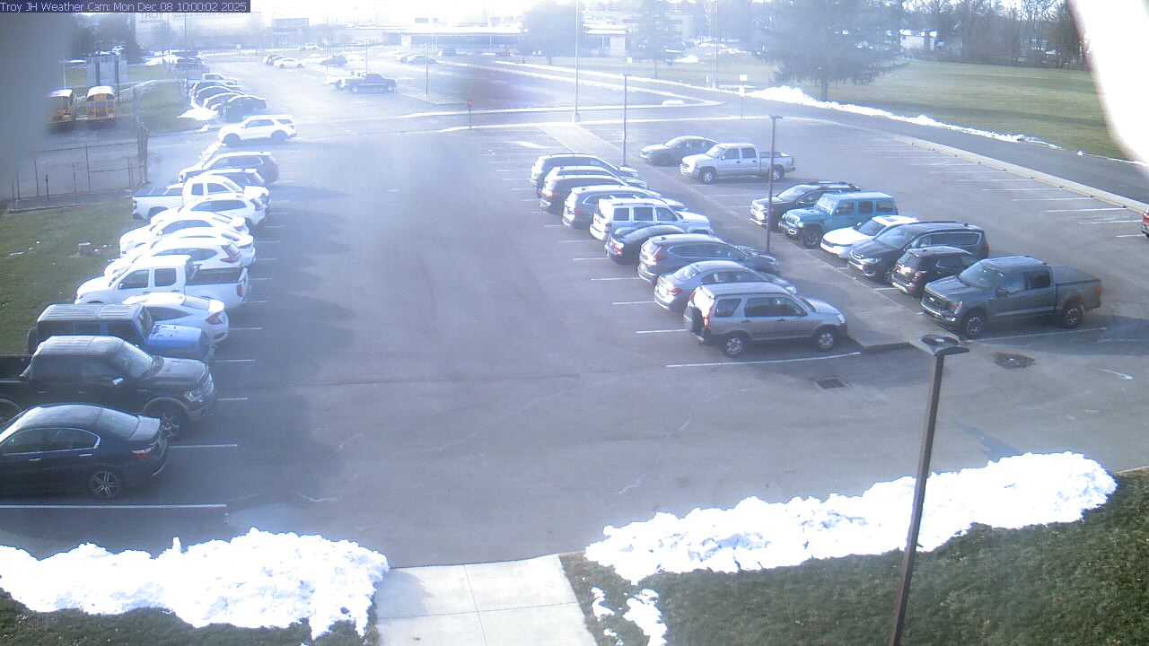 Thumbnail for current weather camera view from Troy JHS in Troy, Ohio