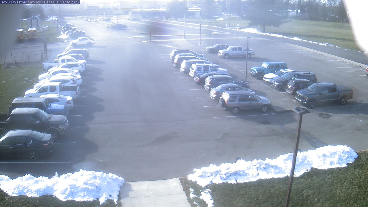 Thumbnail for current weather camera view from Troy JHS in Troy, Ohio