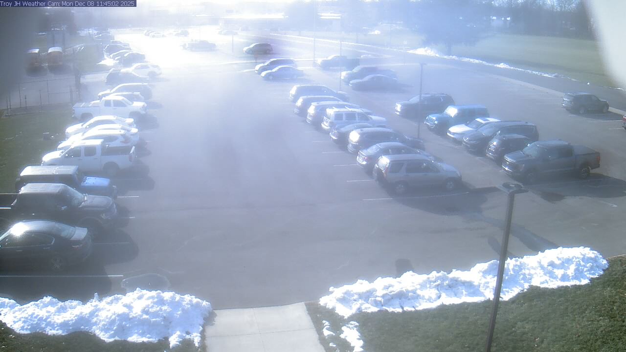 Thumbnail for current weather camera view from Troy JHS in Troy, Ohio