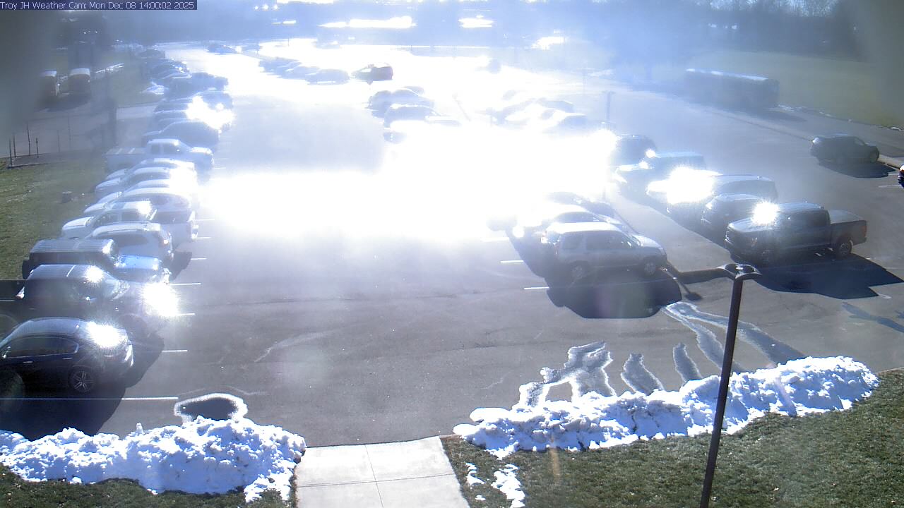 Thumbnail for current weather camera view from Troy JHS in Troy, Ohio