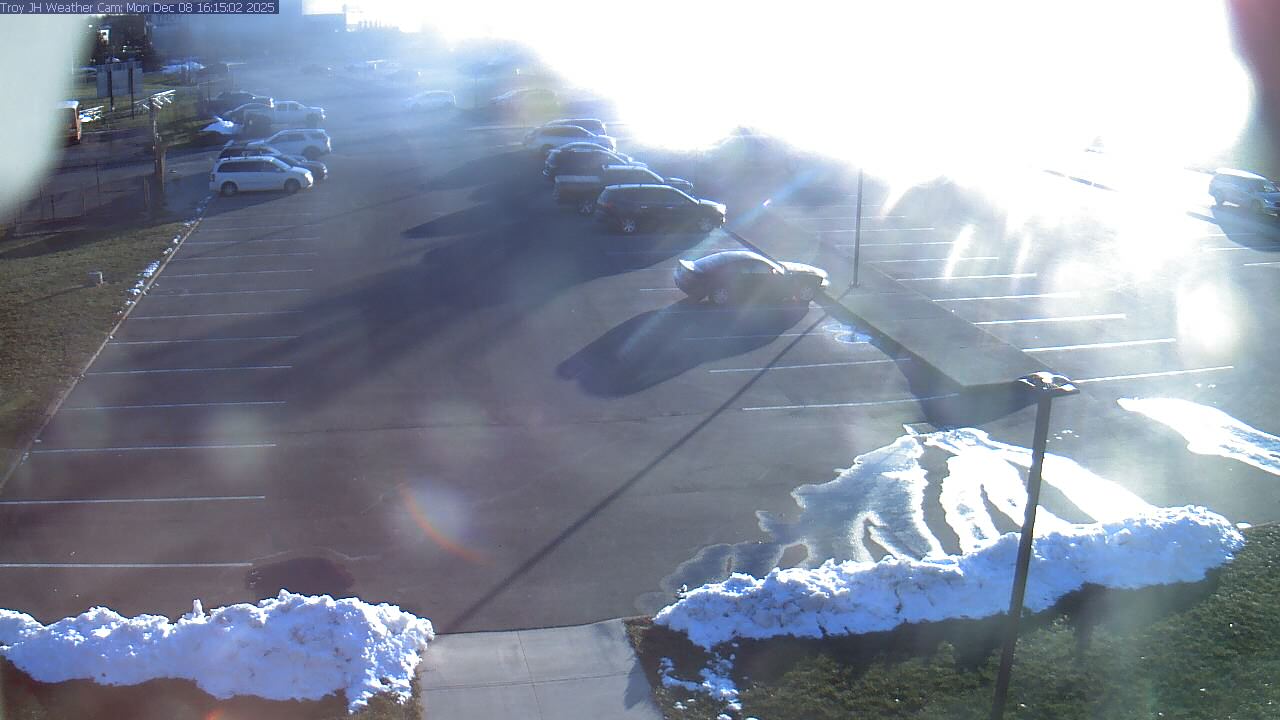 Thumbnail for current weather camera view from Troy JHS in Troy, Ohio