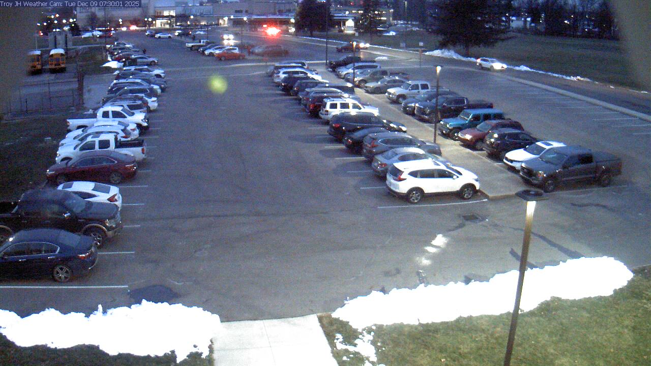 Thumbnail for current weather camera view from Troy JHS in Troy, Ohio
