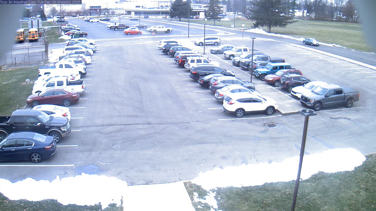 Thumbnail for current weather camera view from Troy JHS in Troy, Ohio
