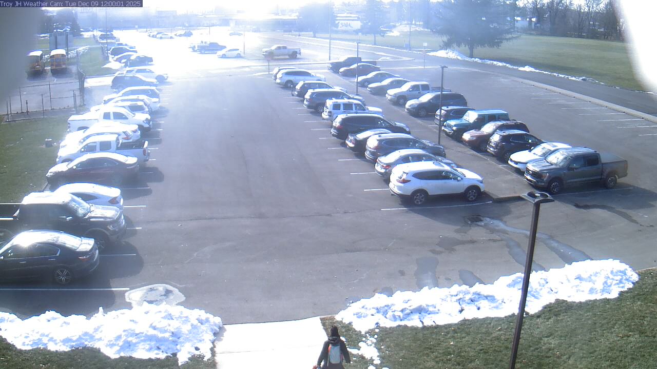 Thumbnail for current weather camera view from Troy JHS in Troy, Ohio