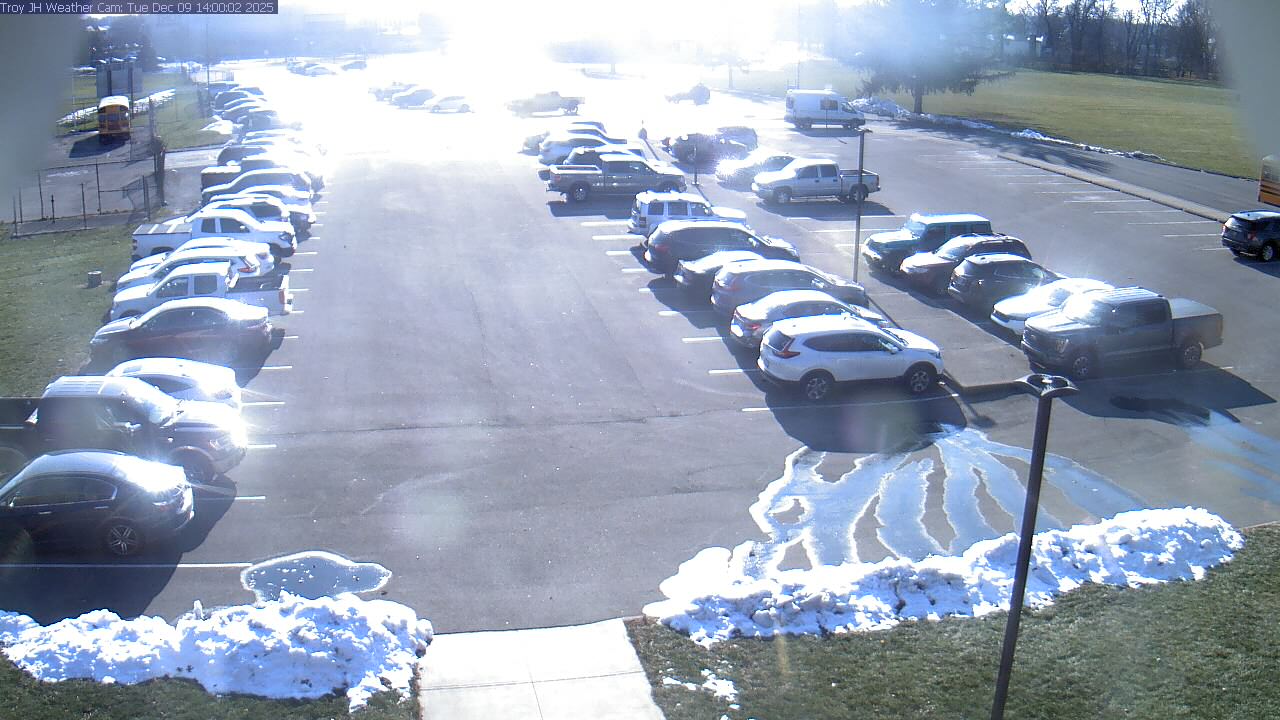 Thumbnail for current weather camera view from Troy JHS in Troy, Ohio