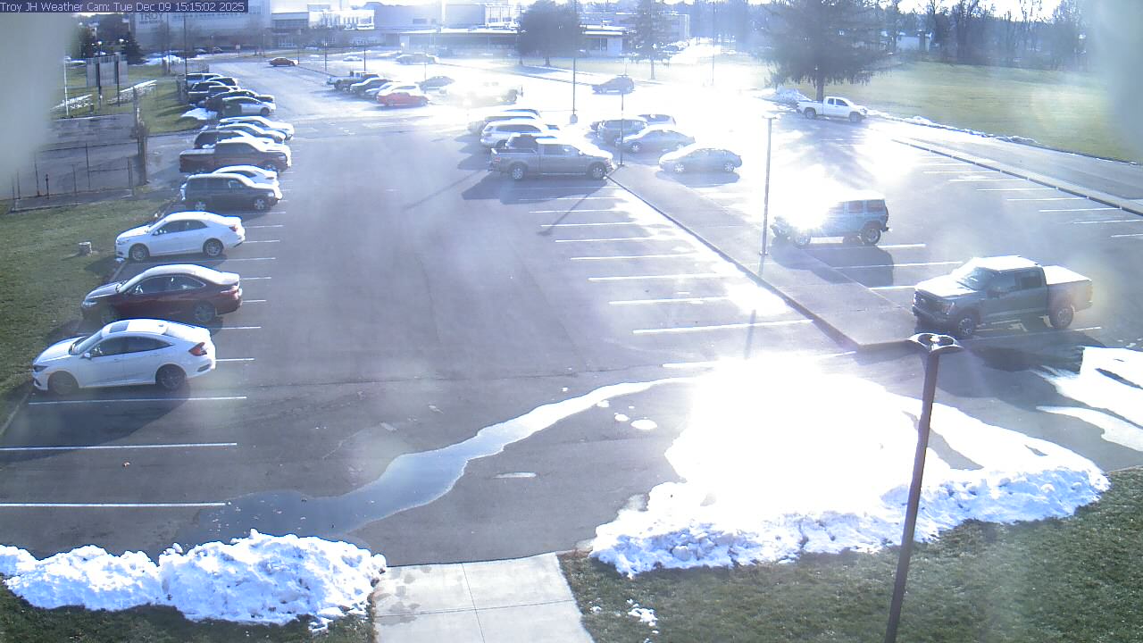 Thumbnail for current weather camera view from Troy JHS in Troy, Ohio