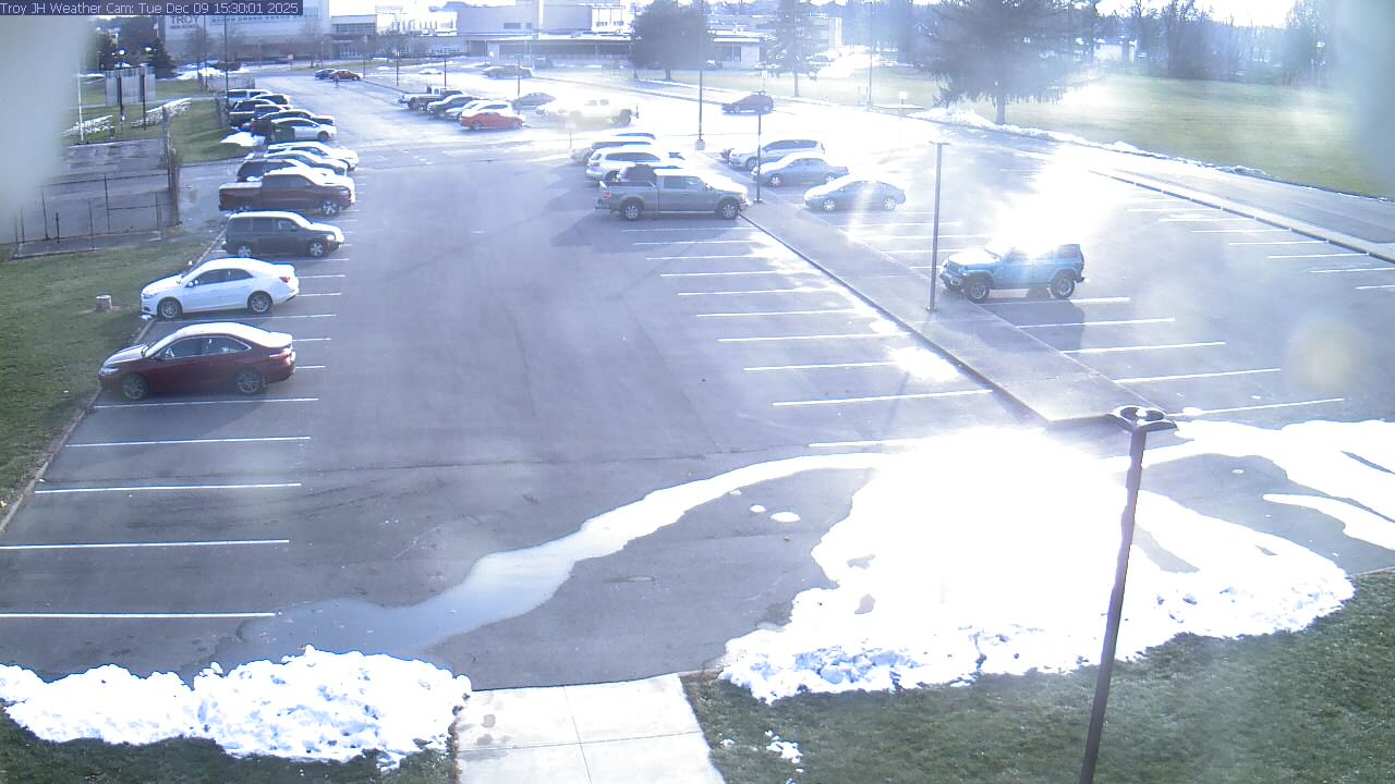 Thumbnail for current weather camera view from Troy JHS in Troy, Ohio