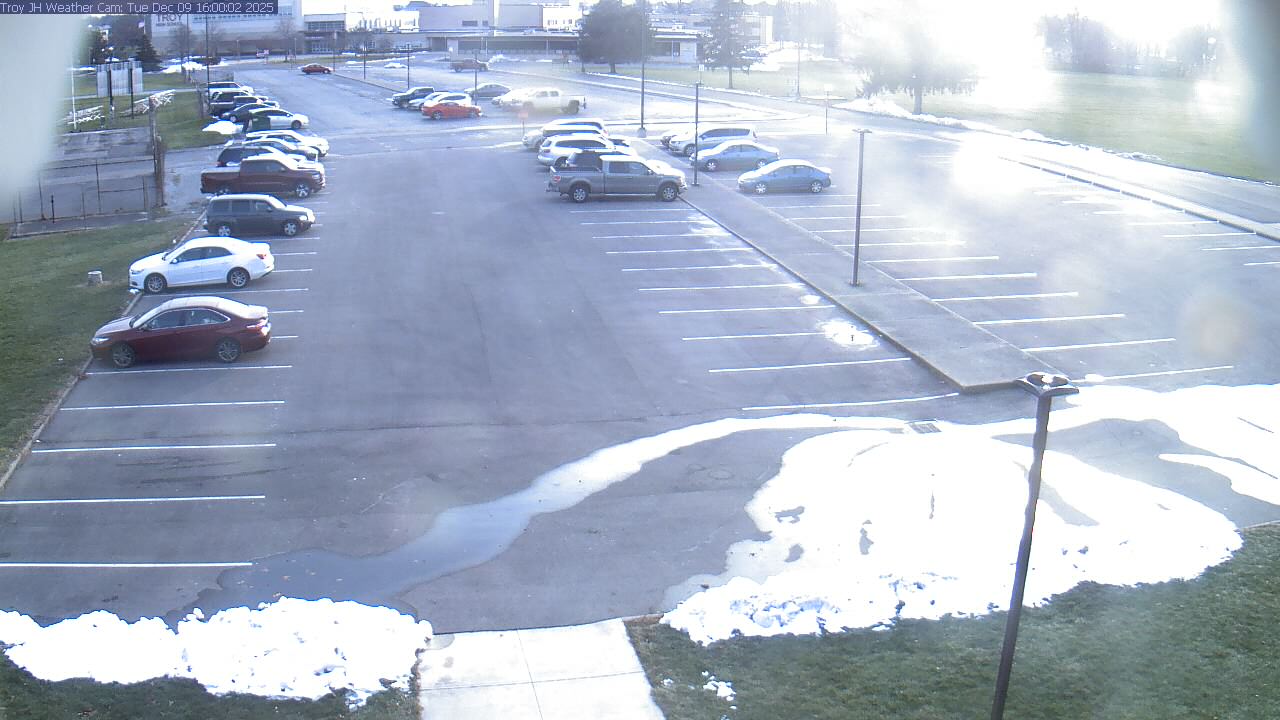Thumbnail for current weather camera view from Troy JHS in Troy, Ohio