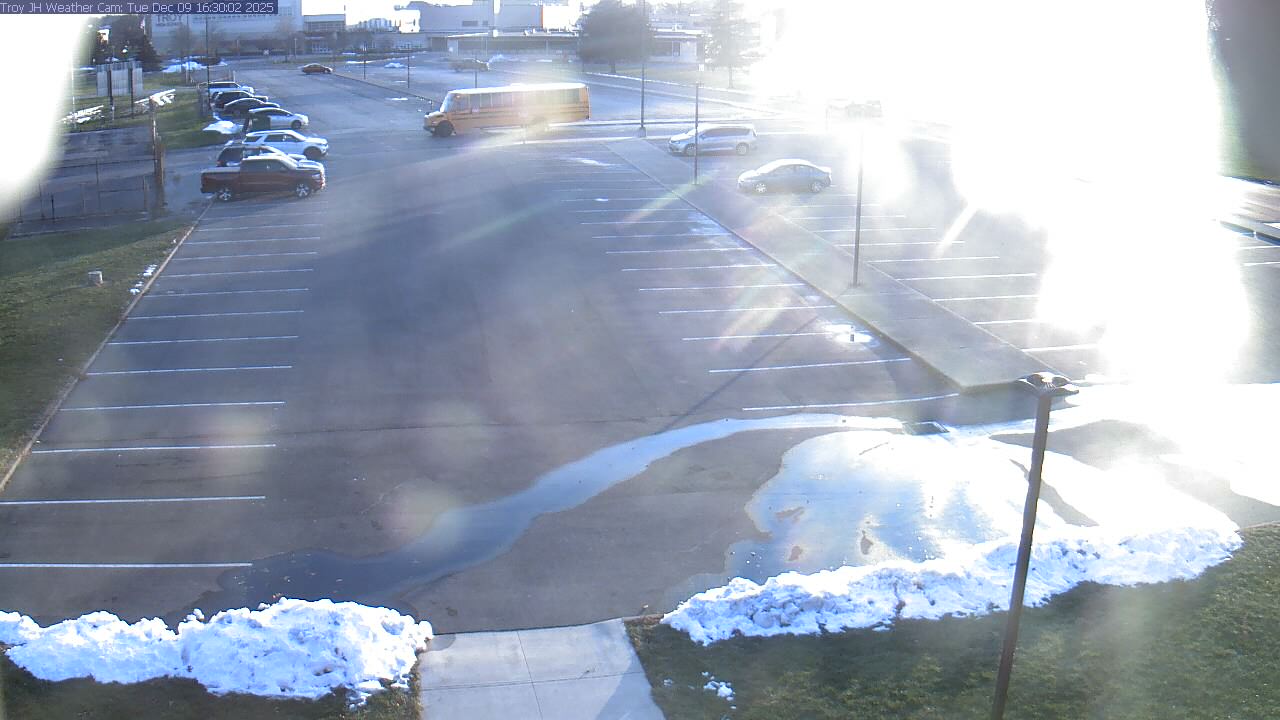 Thumbnail for current weather camera view from Troy JHS in Troy, Ohio