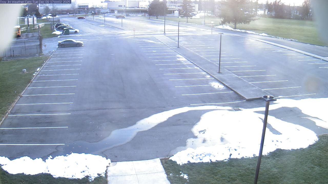 Thumbnail for current weather camera view from Troy JHS in Troy, Ohio