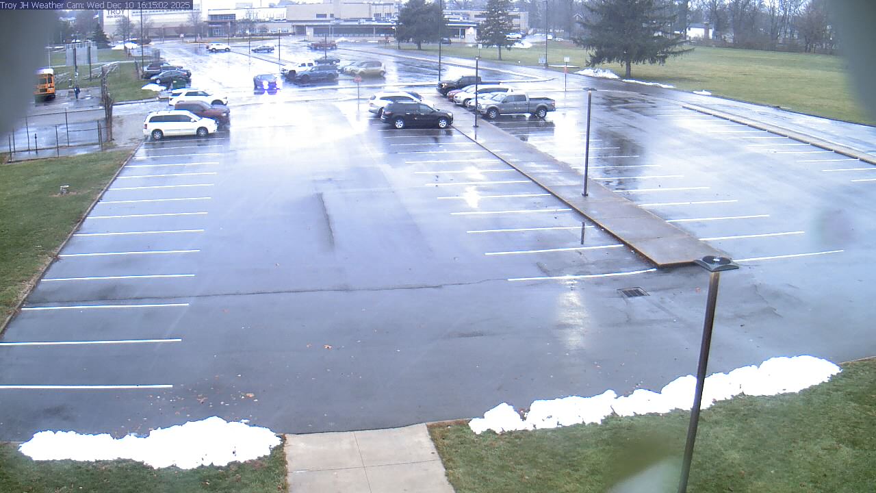 Thumbnail for current weather camera view from Troy JHS in Troy, Ohio