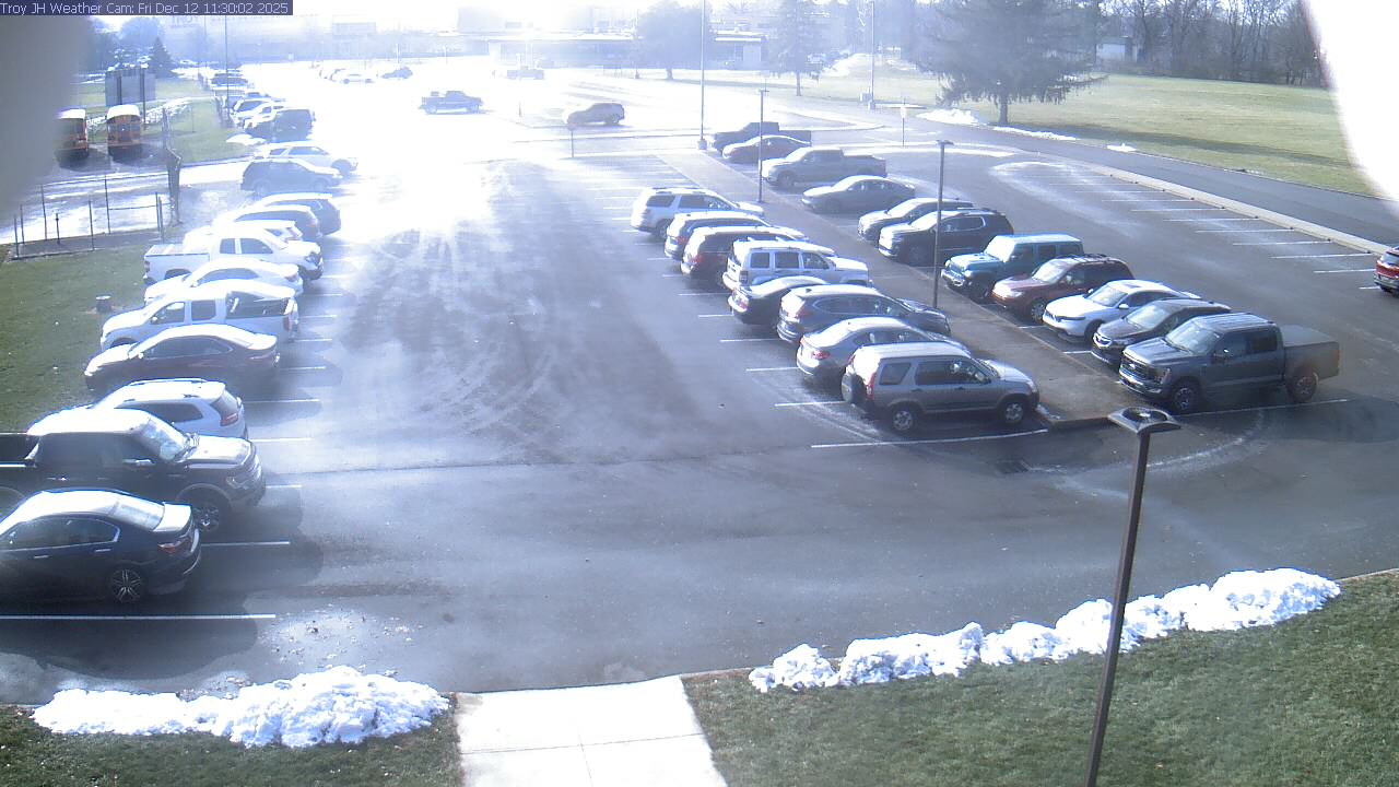 Thumbnail for current weather camera view from Troy JHS in Troy, Ohio