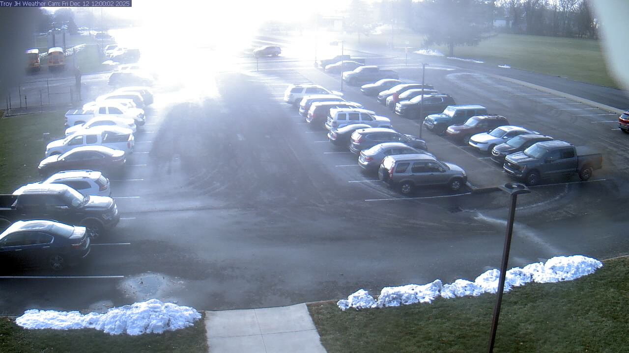 Thumbnail for current weather camera view from Troy JHS in Troy, Ohio