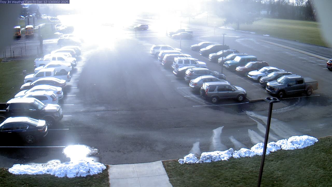 Thumbnail for current weather camera view from Troy JHS in Troy, Ohio