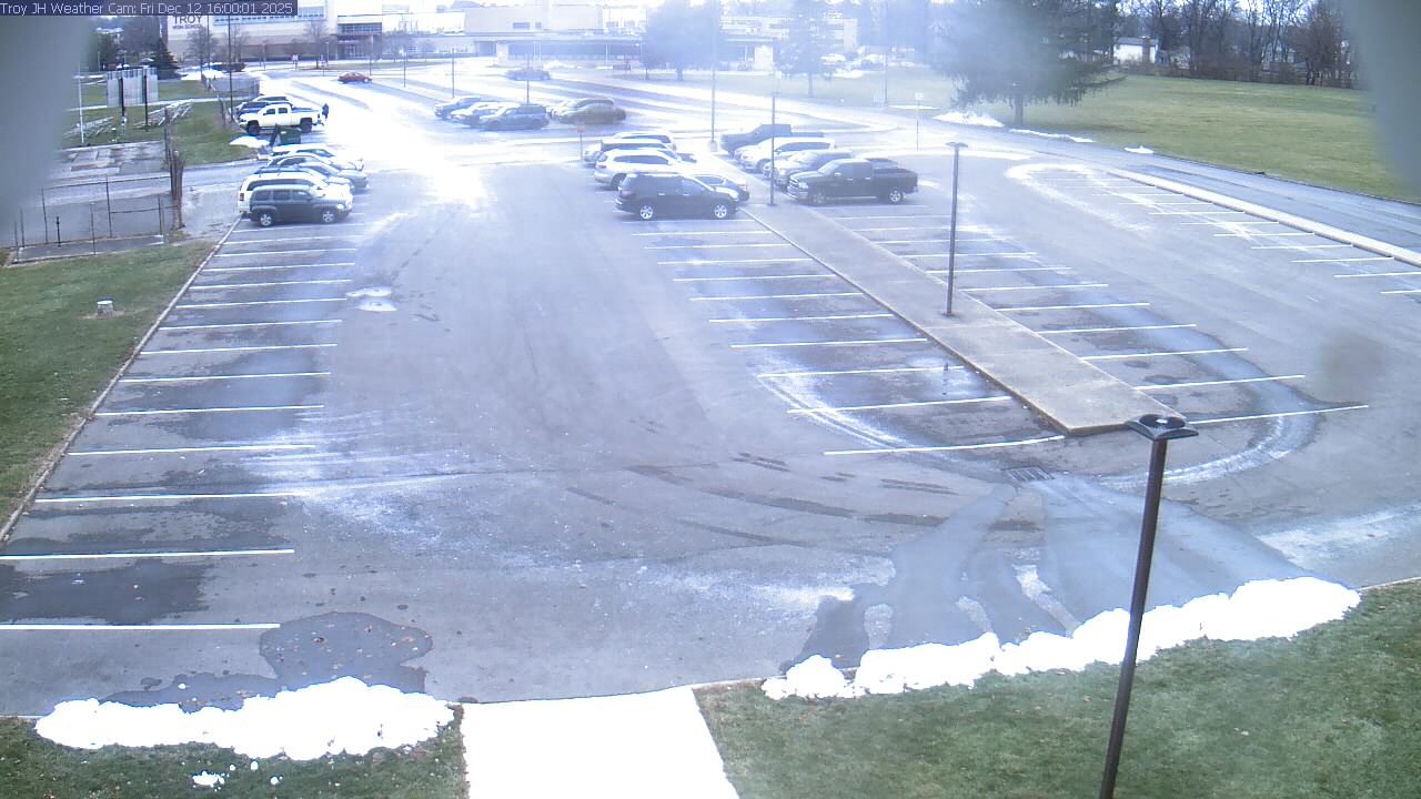Thumbnail for current weather camera view from Troy JHS in Troy, Ohio