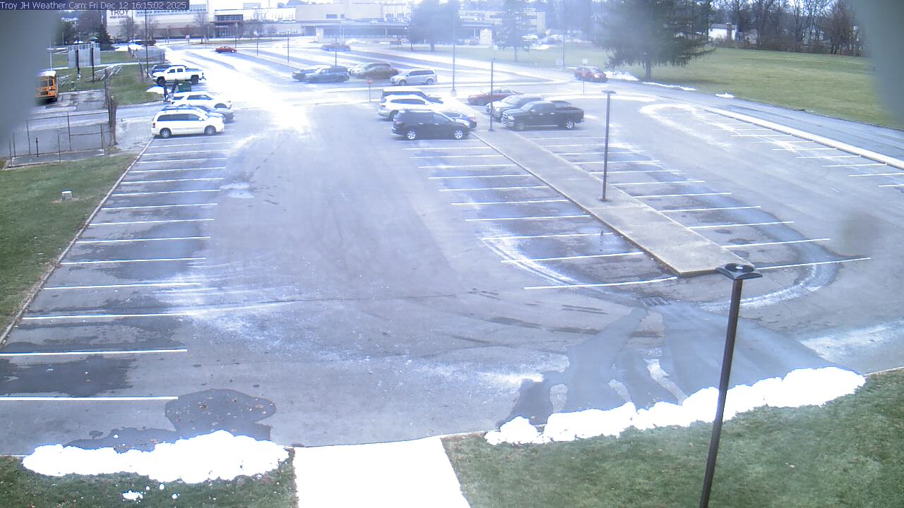 Thumbnail for current weather camera view from Troy JHS in Troy, Ohio