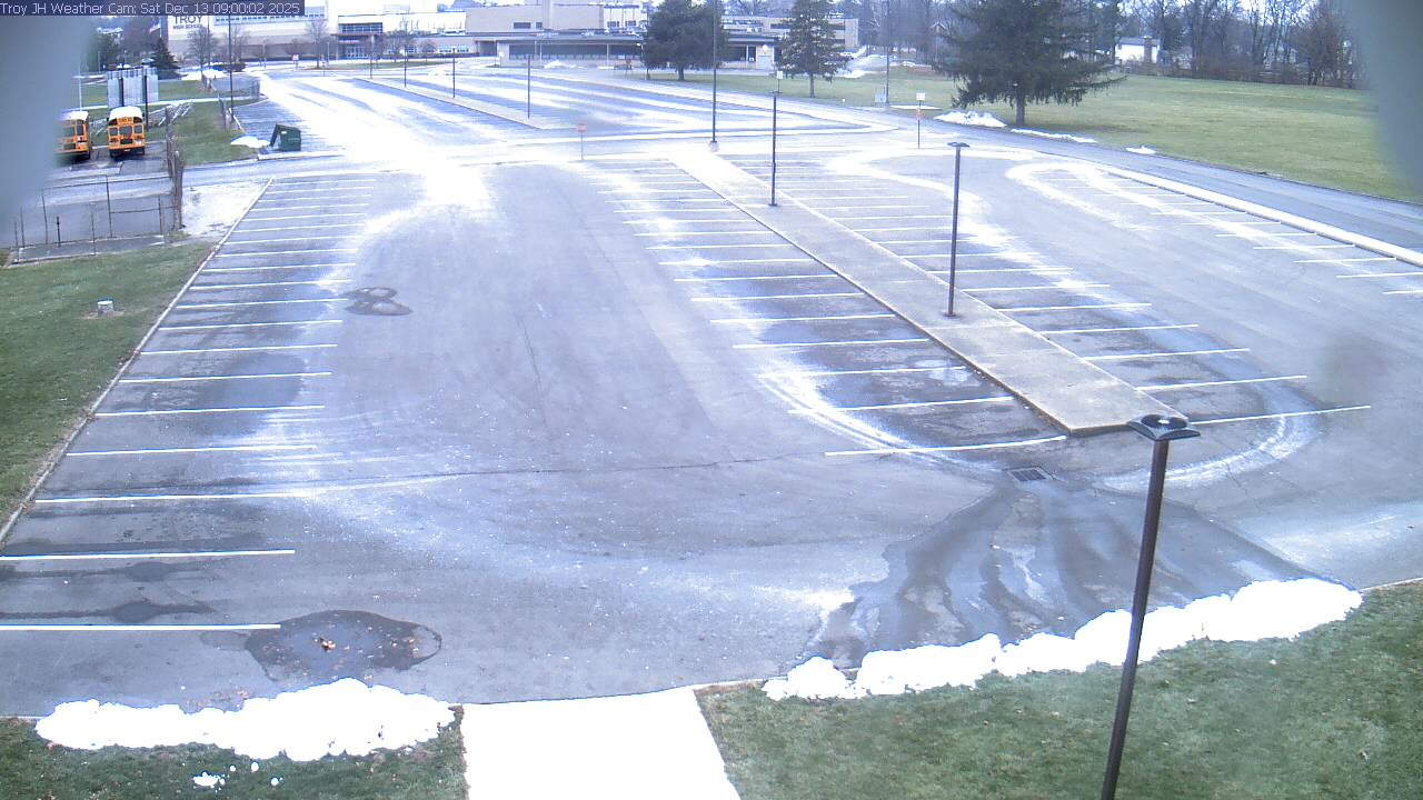 Thumbnail for current weather camera view from Troy JHS in Troy, Ohio