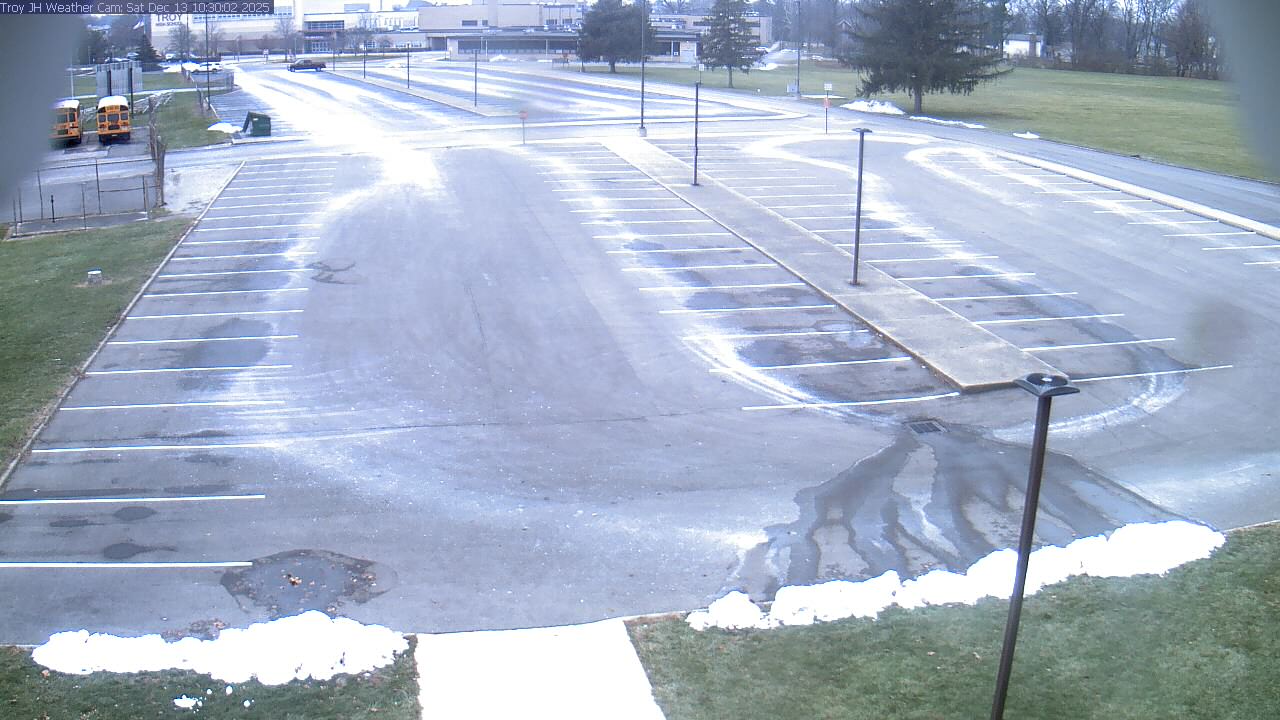Thumbnail for current weather camera view from Troy JHS in Troy, Ohio