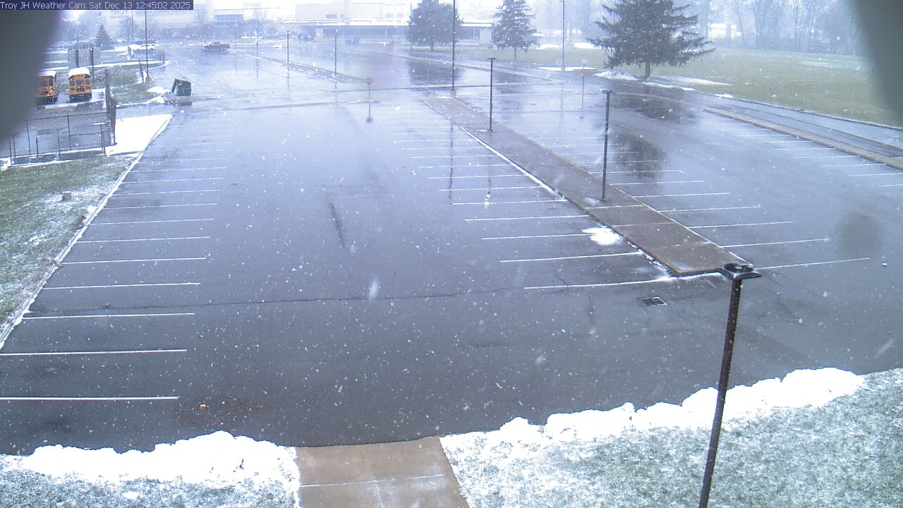 Thumbnail for current weather camera view from Troy JHS in Troy, Ohio