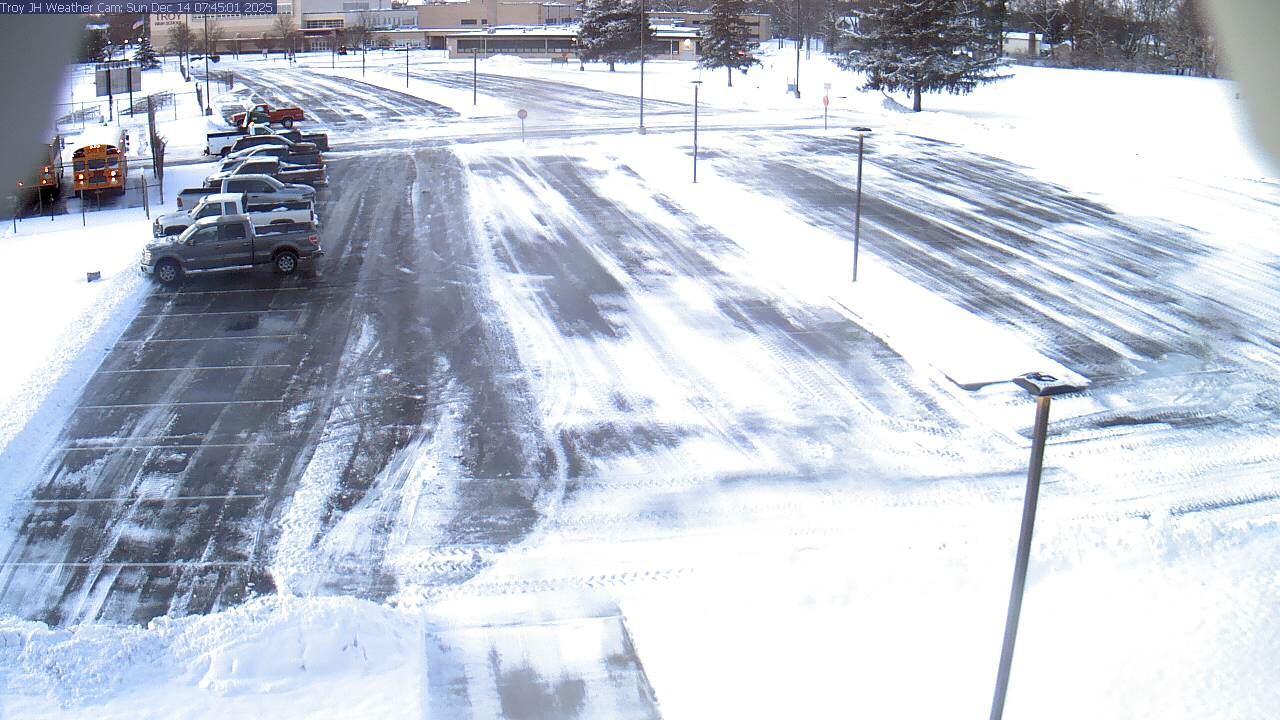 Thumbnail for current weather camera view from Troy JHS in Troy, Ohio