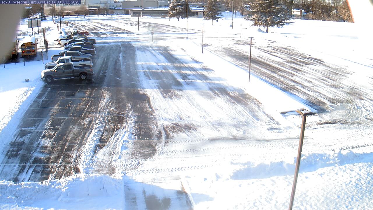 Thumbnail for current weather camera view from Troy JHS in Troy, Ohio