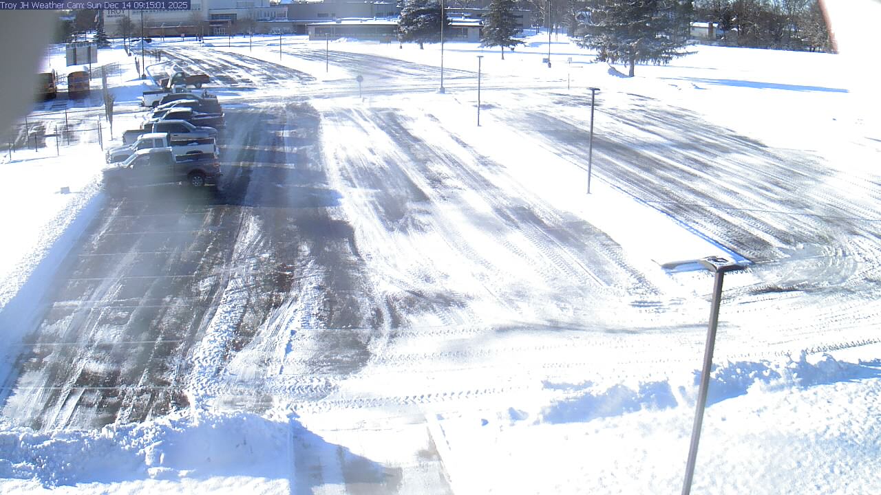 Thumbnail for current weather camera view from Troy JHS in Troy, Ohio