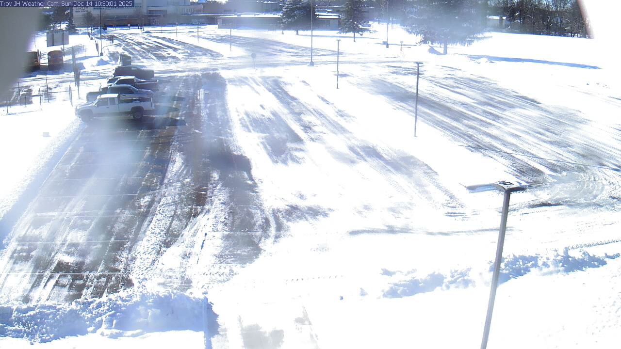 Thumbnail for current weather camera view from Troy JHS in Troy, Ohio