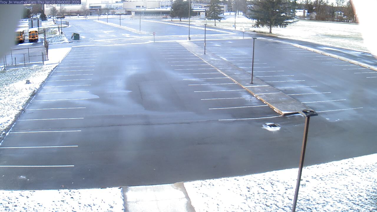 Thumbnail for current weather camera view from Troy JHS in Troy, Ohio