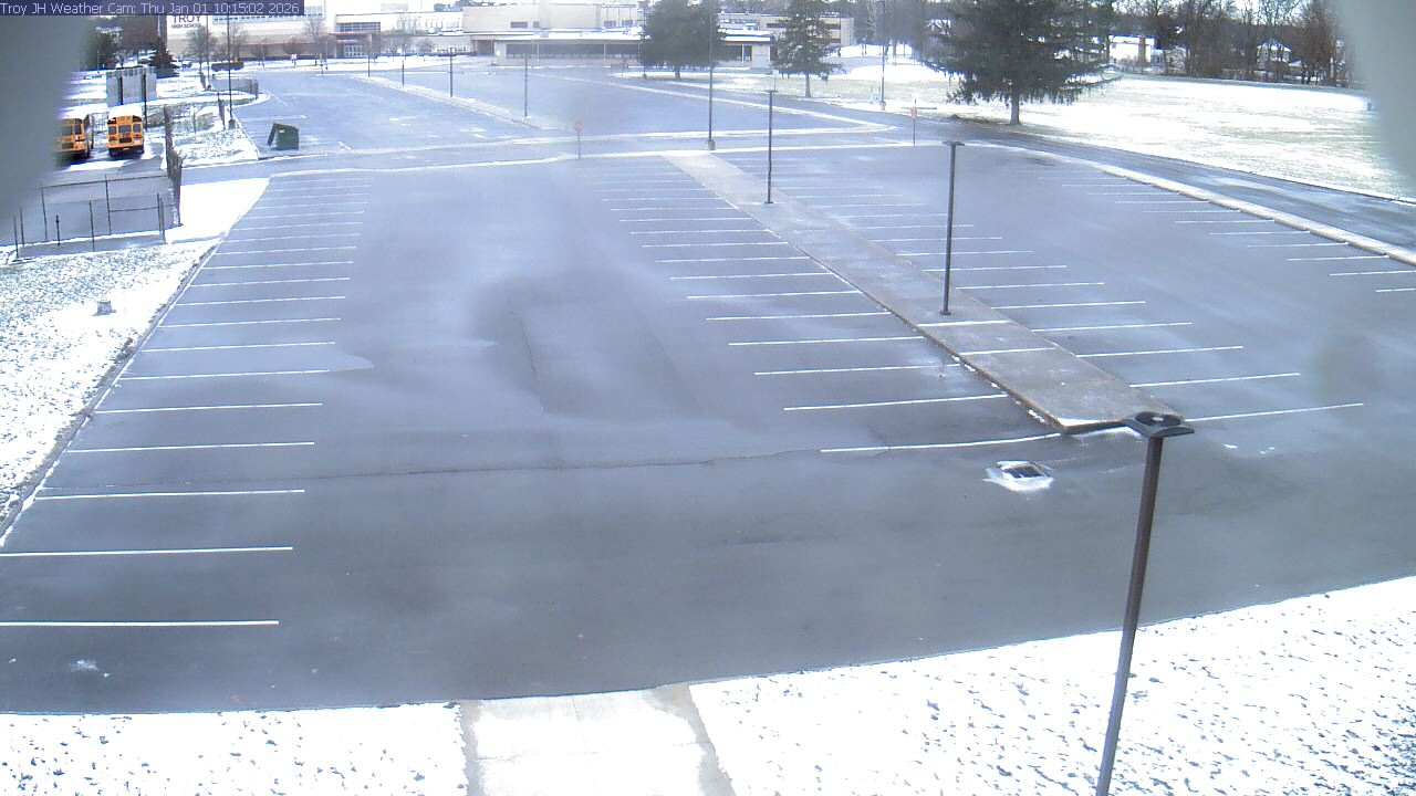 Thumbnail for current weather camera view from Troy JHS in Troy, Ohio