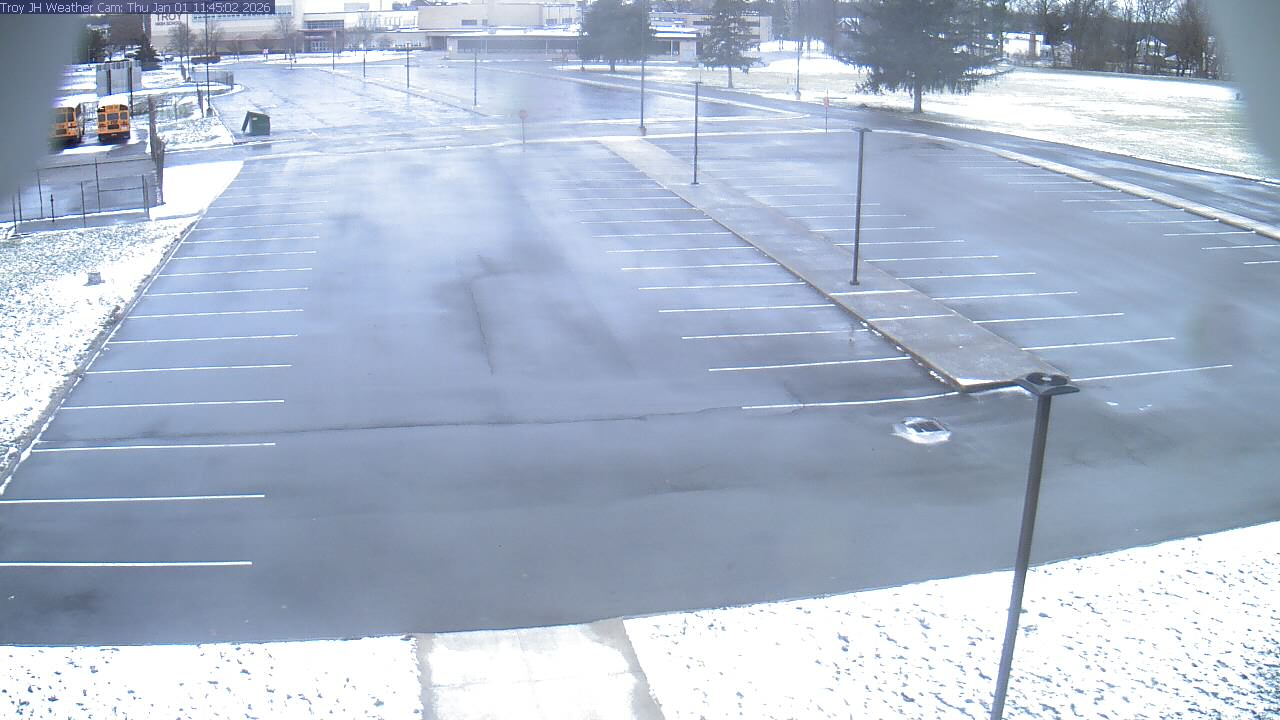 Thumbnail for current weather camera view from Troy JHS in Troy, Ohio