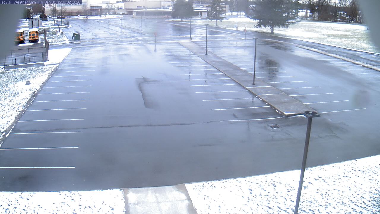 Thumbnail for current weather camera view from Troy JHS in Troy, Ohio