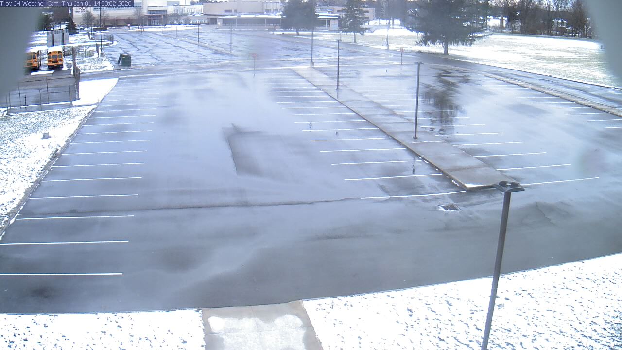 Thumbnail for current weather camera view from Troy JHS in Troy, Ohio