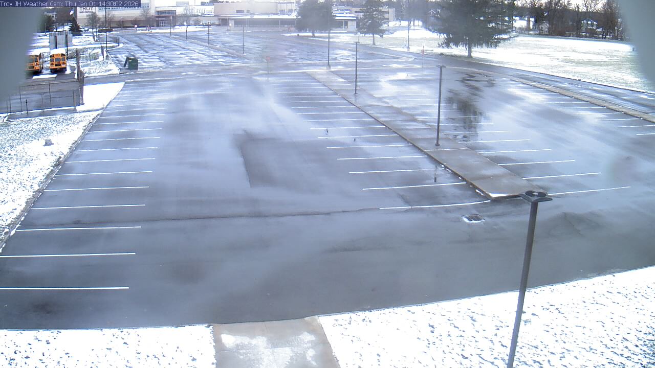 Thumbnail for current weather camera view from Troy JHS in Troy, Ohio