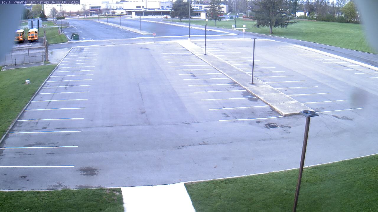 Thumbnail for current weather camera view from Troy JHS in Troy, Ohio