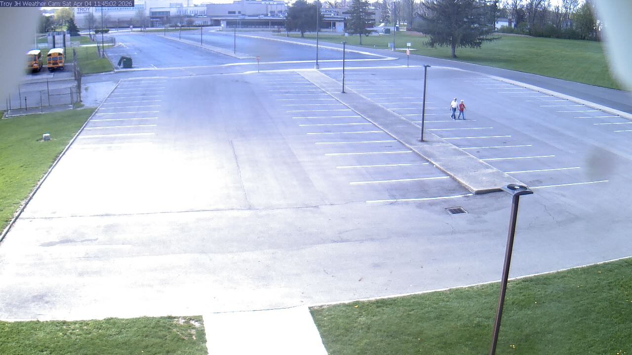 Thumbnail for current weather camera view from Troy JHS in Troy, Ohio