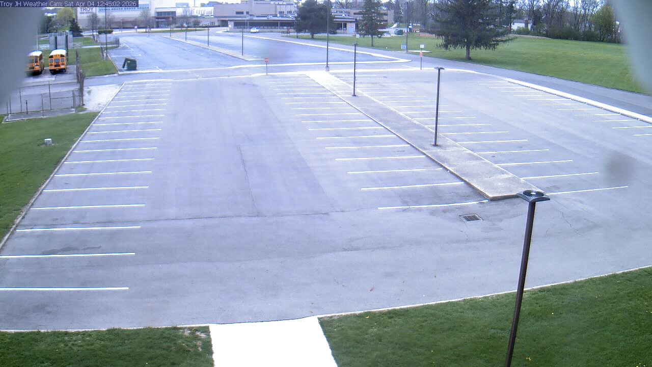 Thumbnail for current weather camera view from Troy JHS in Troy, Ohio