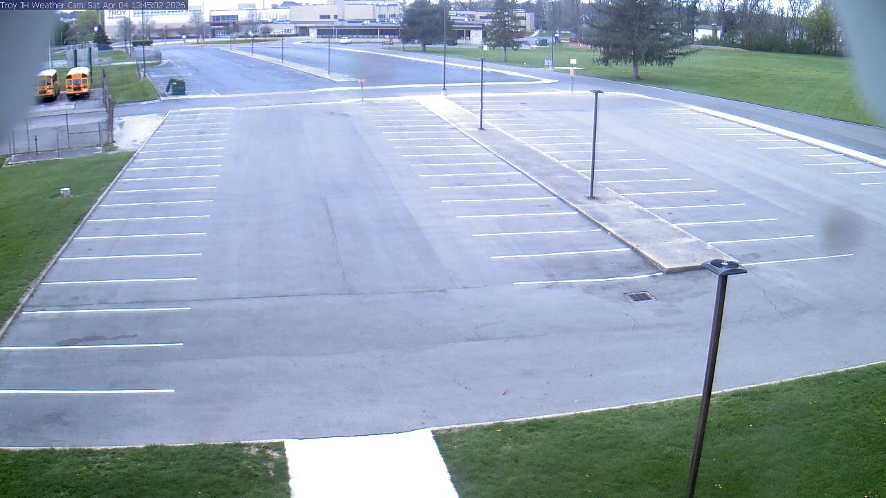 Thumbnail for current weather camera view from Troy JHS in Troy, Ohio