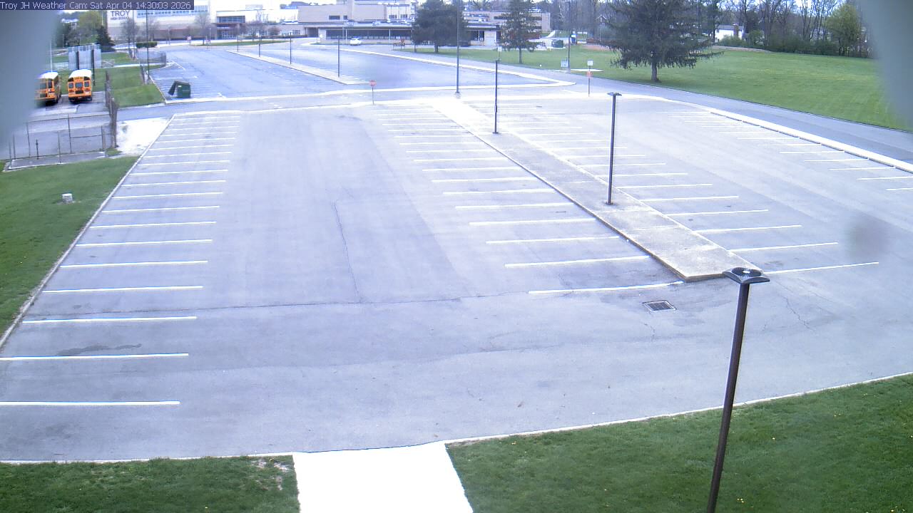 Thumbnail for current weather camera view from Troy JHS in Troy, Ohio