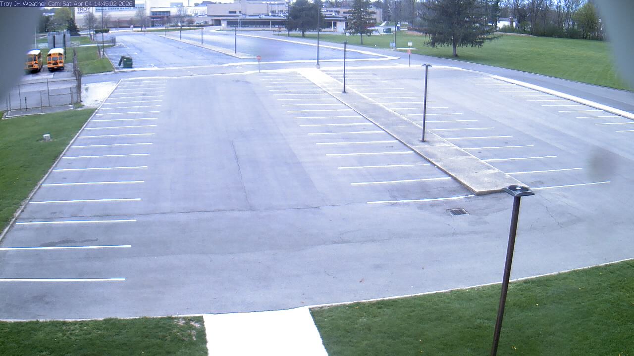 Thumbnail for current weather camera view from Troy JHS in Troy, Ohio