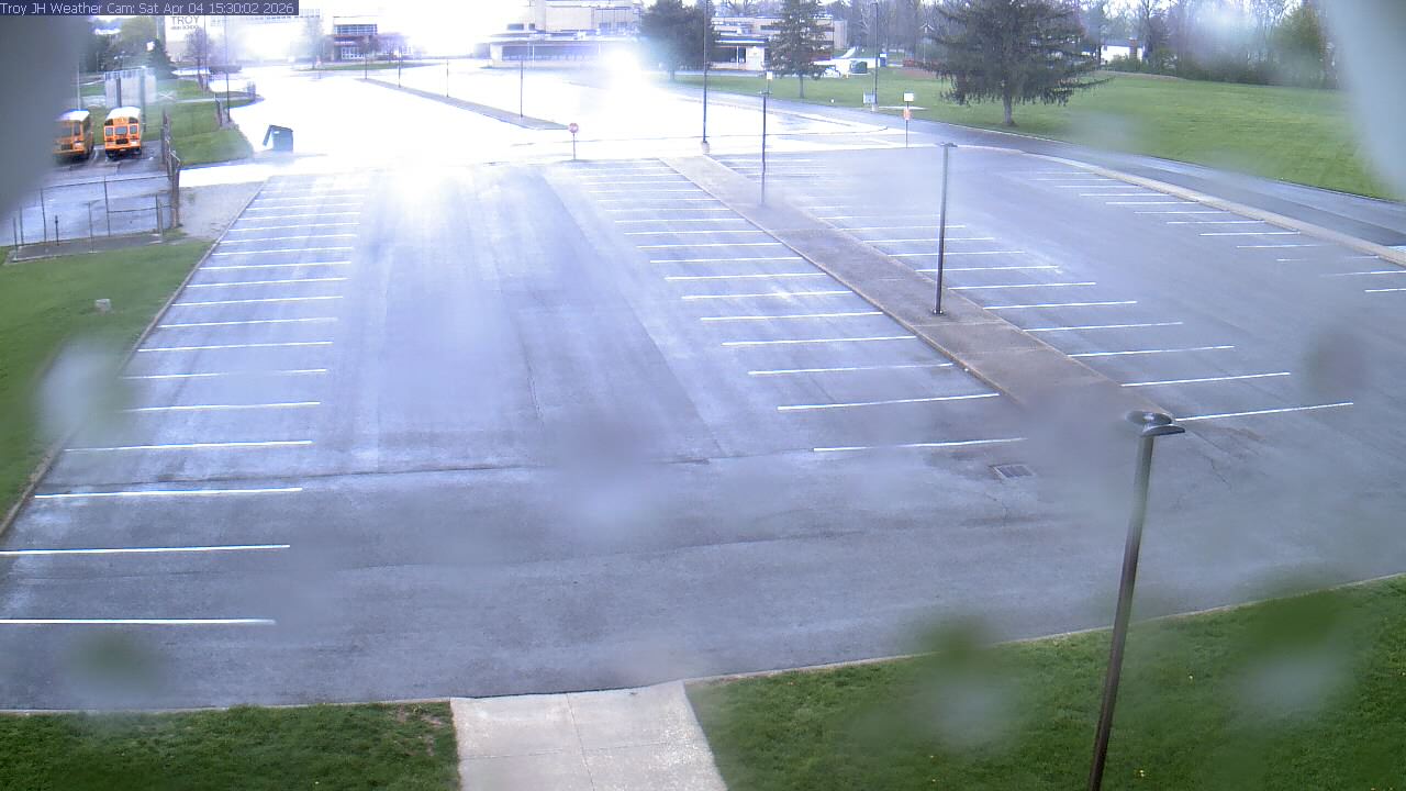 Thumbnail for current weather camera view from Troy JHS in Troy, Ohio