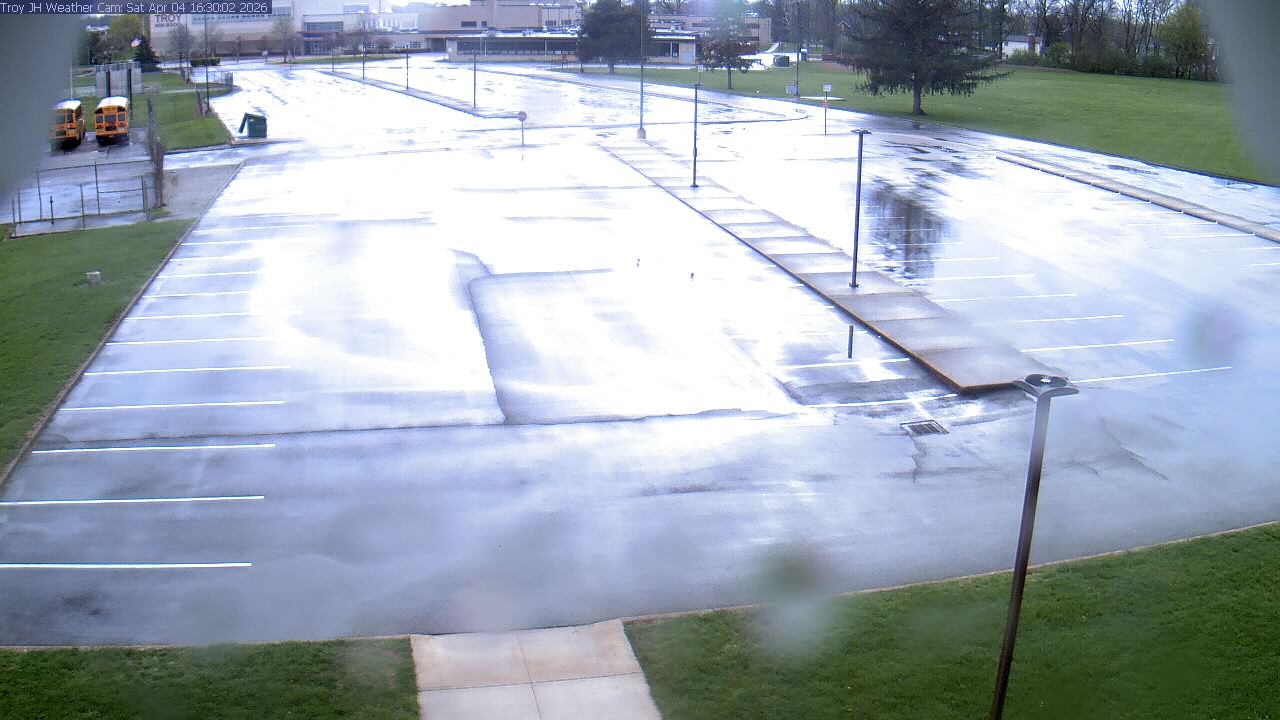 Thumbnail for current weather camera view from Troy JHS in Troy, Ohio