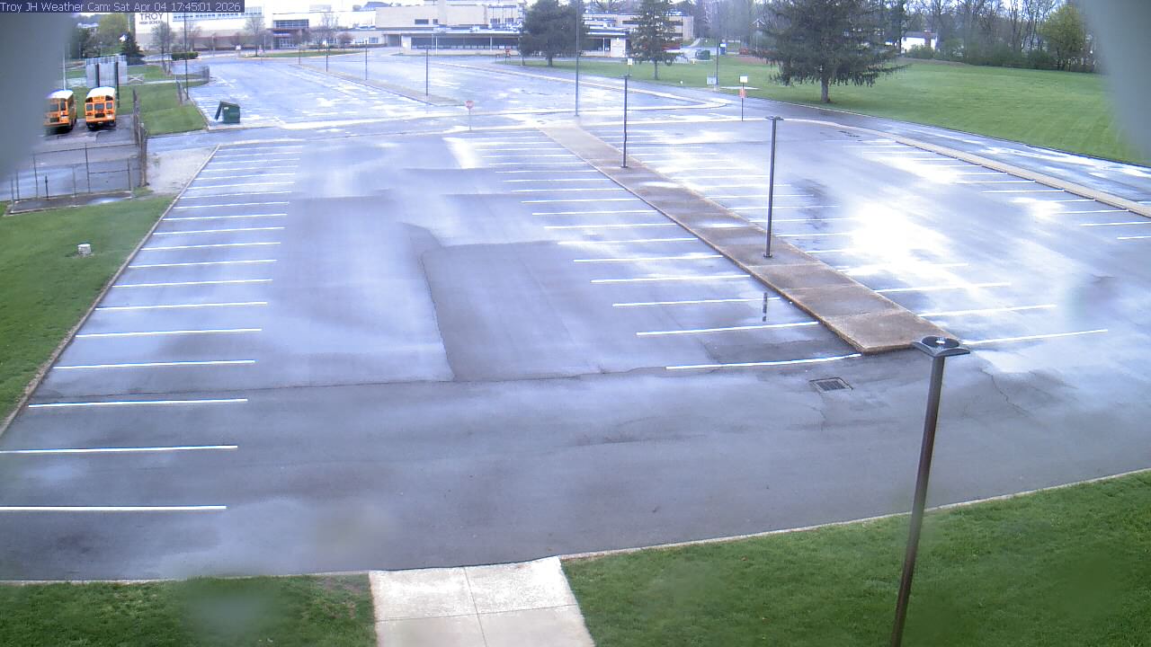 Thumbnail for current weather camera view from Troy JHS in Troy, Ohio