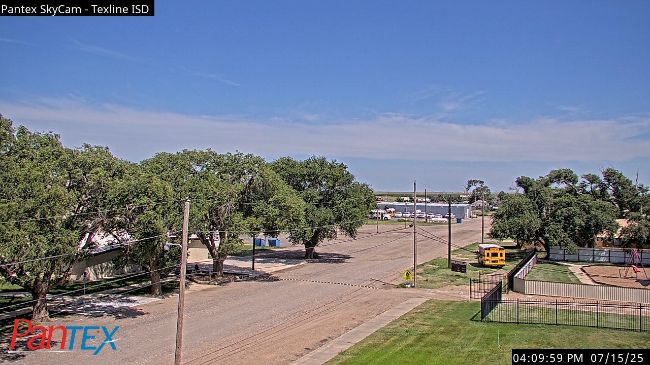 Thumbnail for current weather camera view from Texline ISD in Texline, Texas