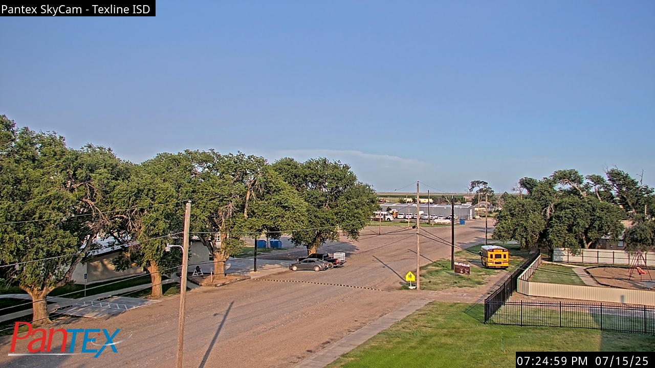 Thumbnail for current weather camera view from Texline ISD in Texline, Texas