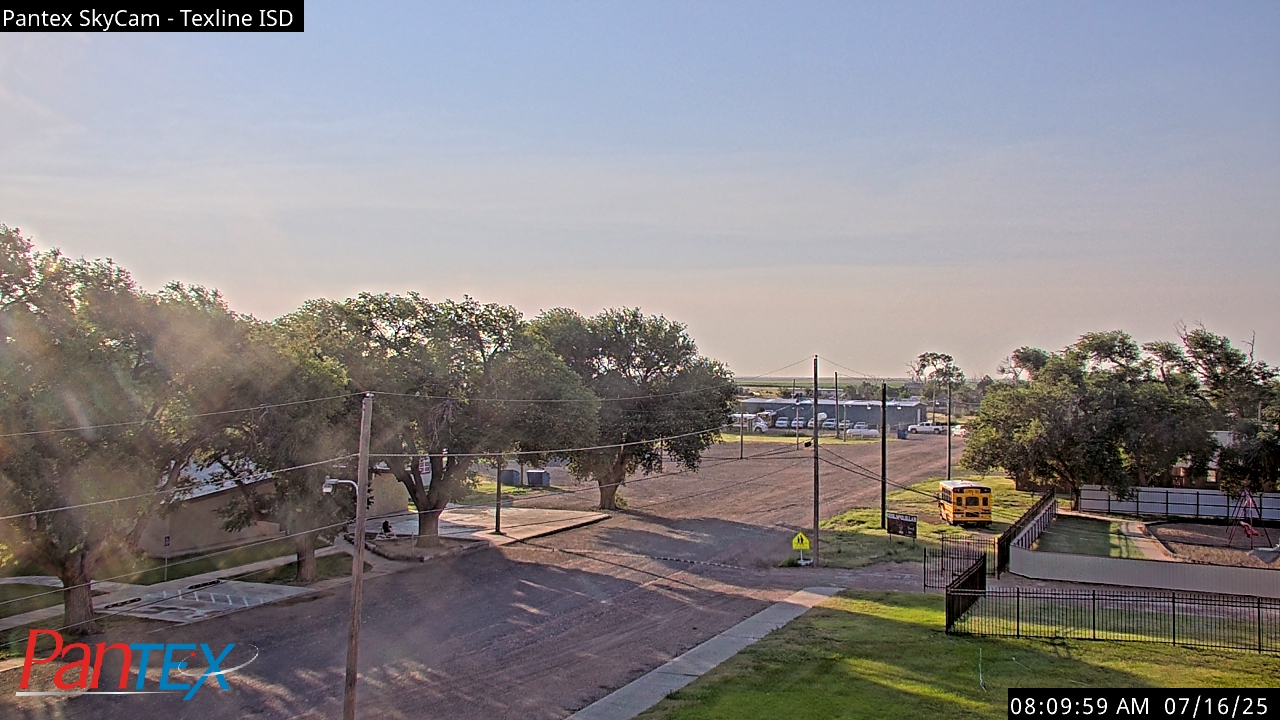 Thumbnail for current weather camera view from Texline ISD in Texline, Texas