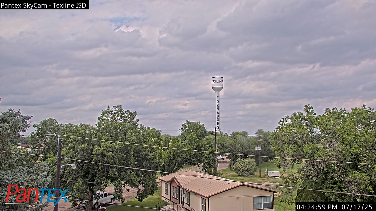 Thumbnail for current weather camera view from Texline ISD in Texline, Texas