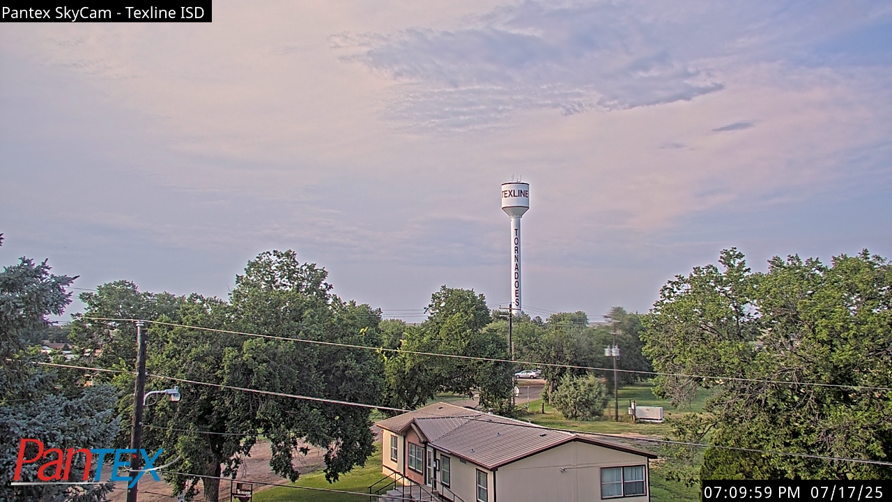 Thumbnail for current weather camera view from Texline ISD in Texline, Texas
